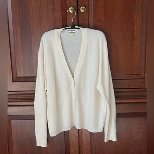 JCrew Cashmere Cream / Ivory Button-Up
Cardigan XL